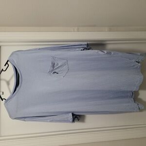 Caribbean pocket t shirt men's lt blue 2xt